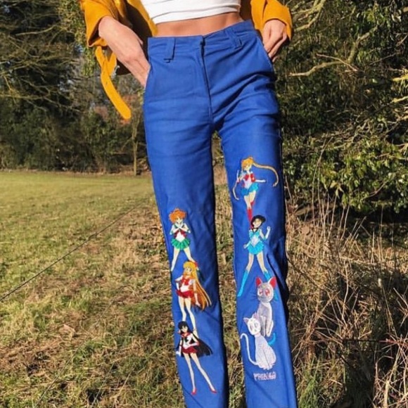 Omighty Weekend Sailor Moon Chain Pants 